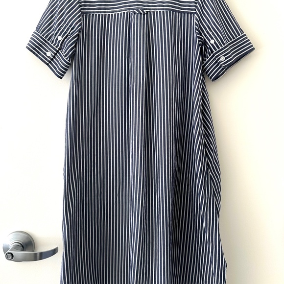 Everlane Day Tripper Dress - Navy White Striped XXS - Picture 6 of 14